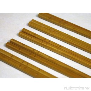 Chopstick Set Natural Bamboo Carved Craft Chopstick Anti-Skid Chopsticks Reusable Chopsticks Set for Sushi Noodle and Any Asian-Style Dinner Party 12 Pairs - B075D7FW45